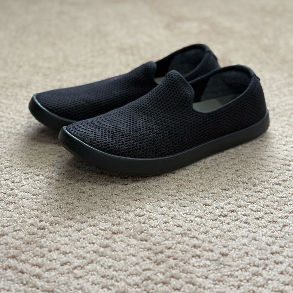 Allbirds Black Tree Lounger Loafers Minimalist Slip-Ons